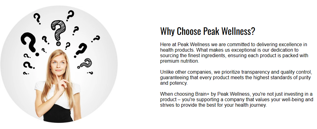 Peak Wellness Brain+ Price