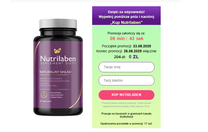 Nutrilaben Zamówienie
